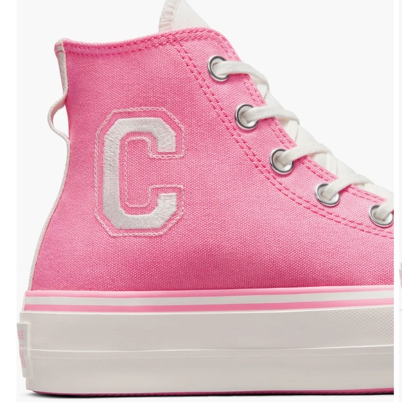 NWB- CONVERSE CTASLift High Top Platform Sneaker (WOMEN) / OOPS PINK/ SIZE 7.5 - Picture 5 of 6